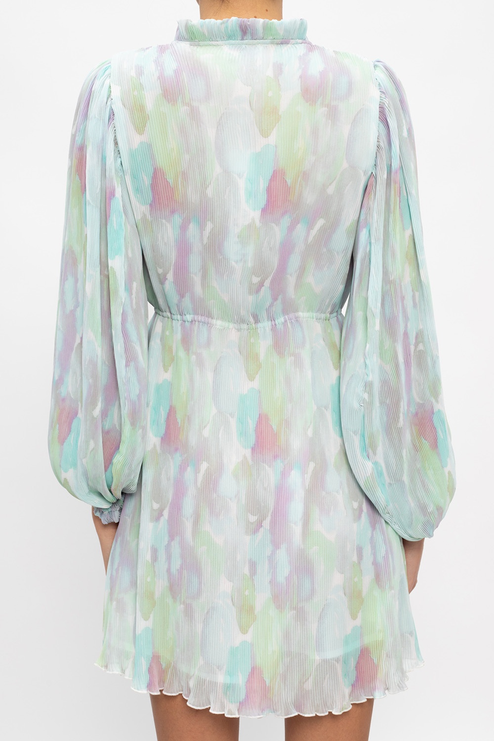 【関税＆送料込み】Ganni Flared Dress White Stretch Cotton Tie Strap Midi Dress | GANNI US